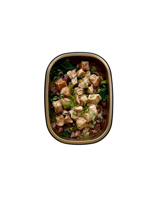 Cajun Grilled Chicken - Red Beans and Rice - Bone Broth